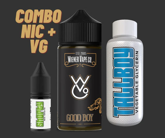 Wiener Vape Co - Good Boy Long fill 120ml Combo