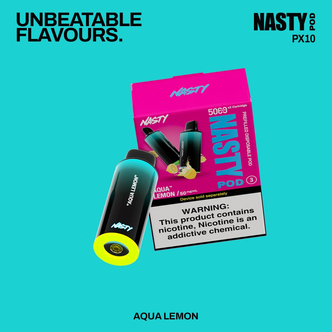 Nasty PX10 Disposable Pod 50mg - 2 x 5000 Puff Pods