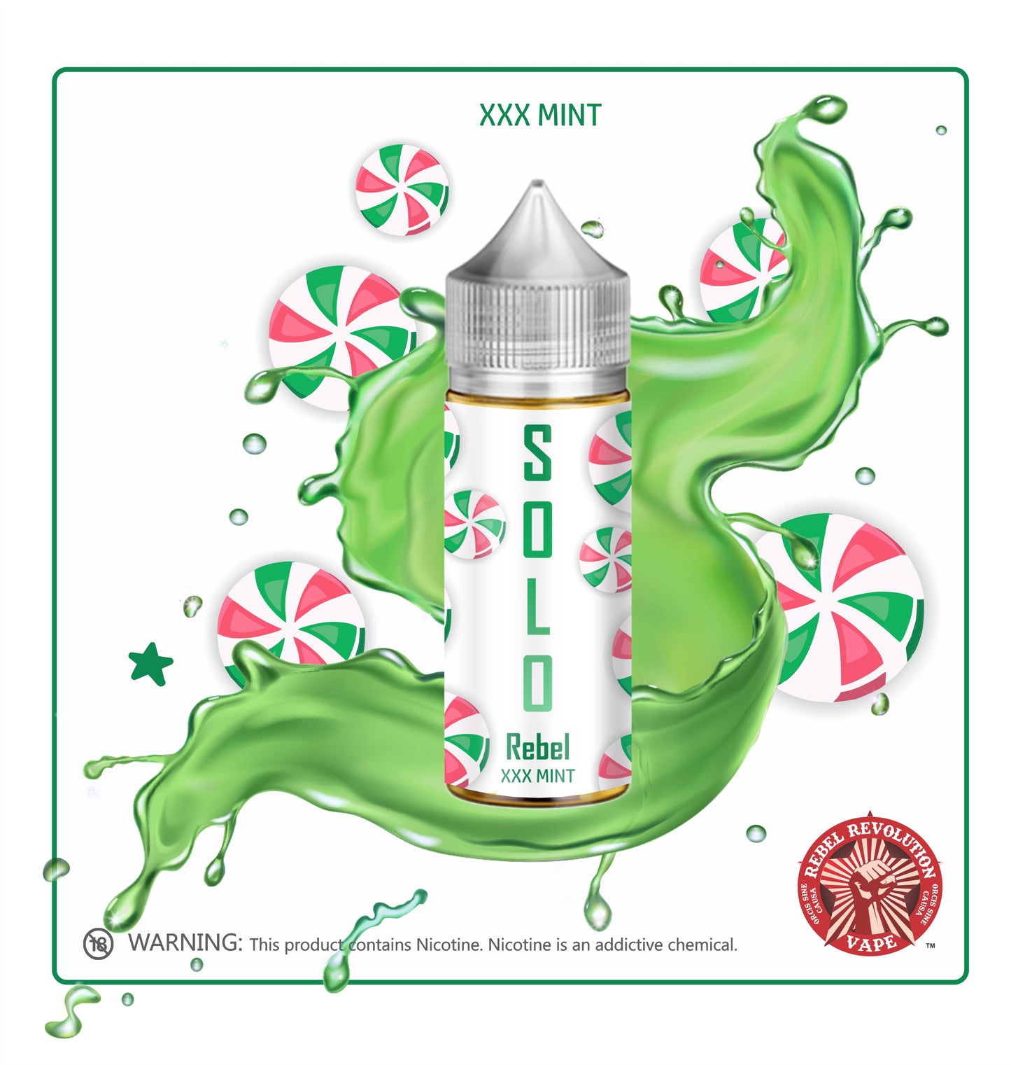 Solo Rebel - Long Fill - 30ml in 120ml Bottle